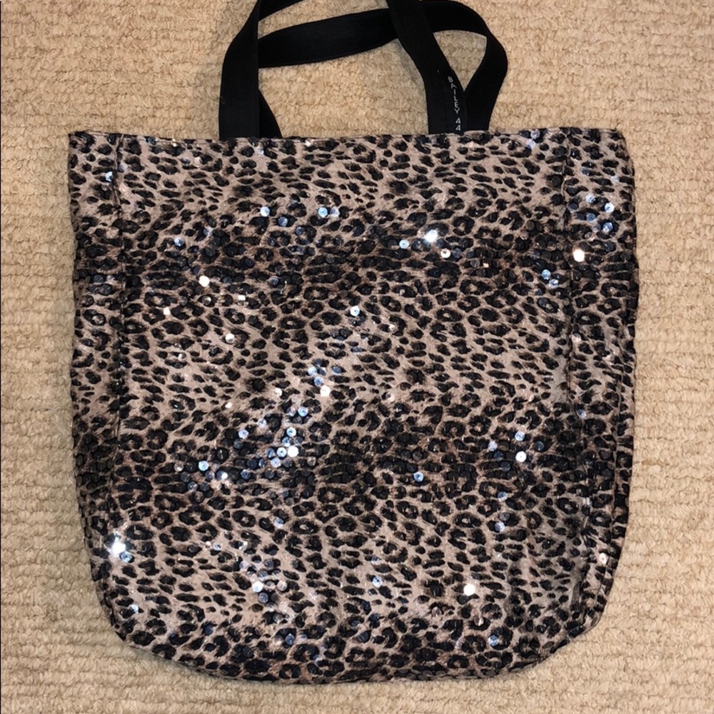Bailey 44 Sequin Leopard print shoulder bag